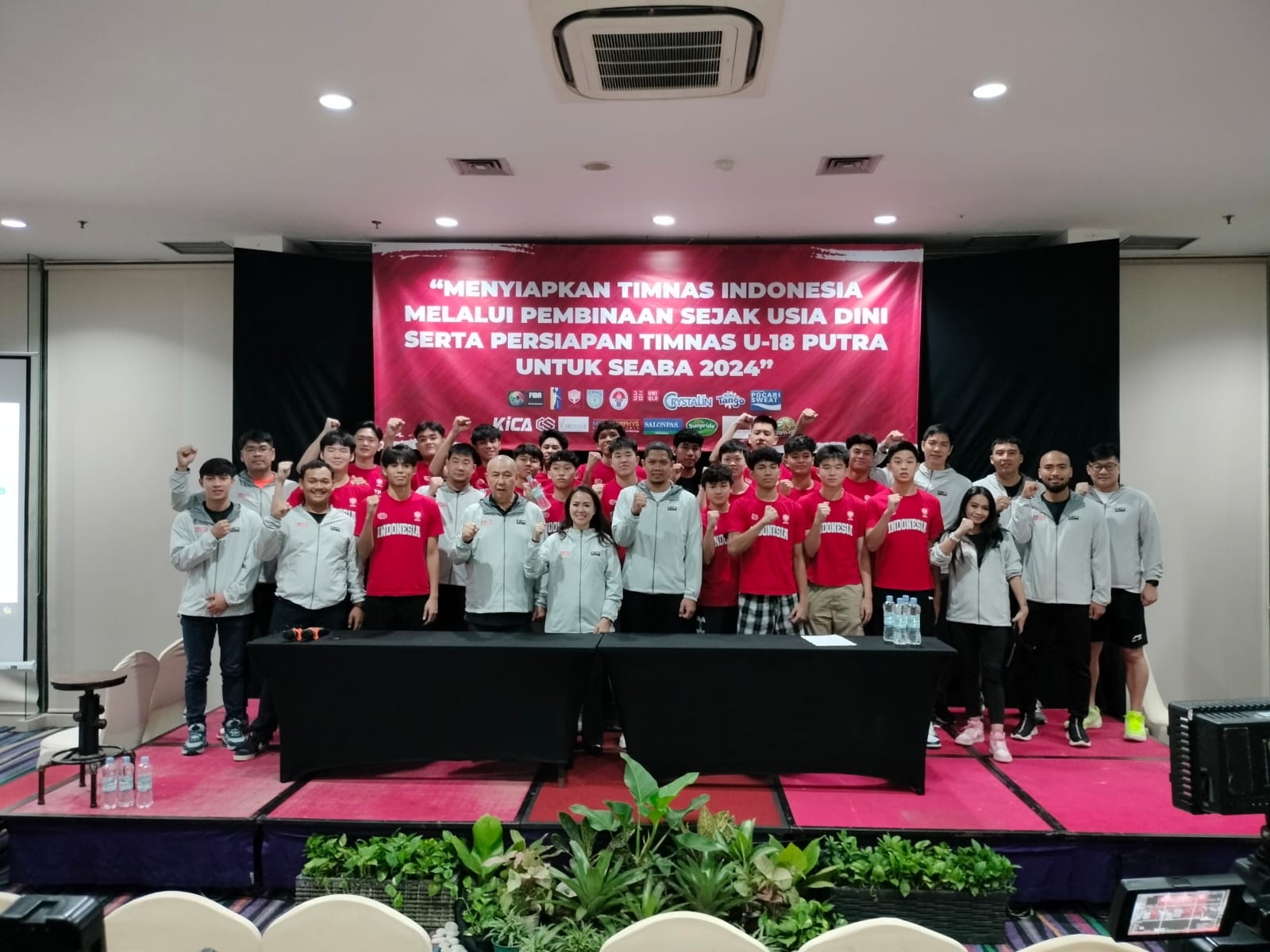 Perbasi Perkenalkan Timnas Basket Indonesia U-18 untuk SEABA sekaligus Amankan Tiket FIBA Asia