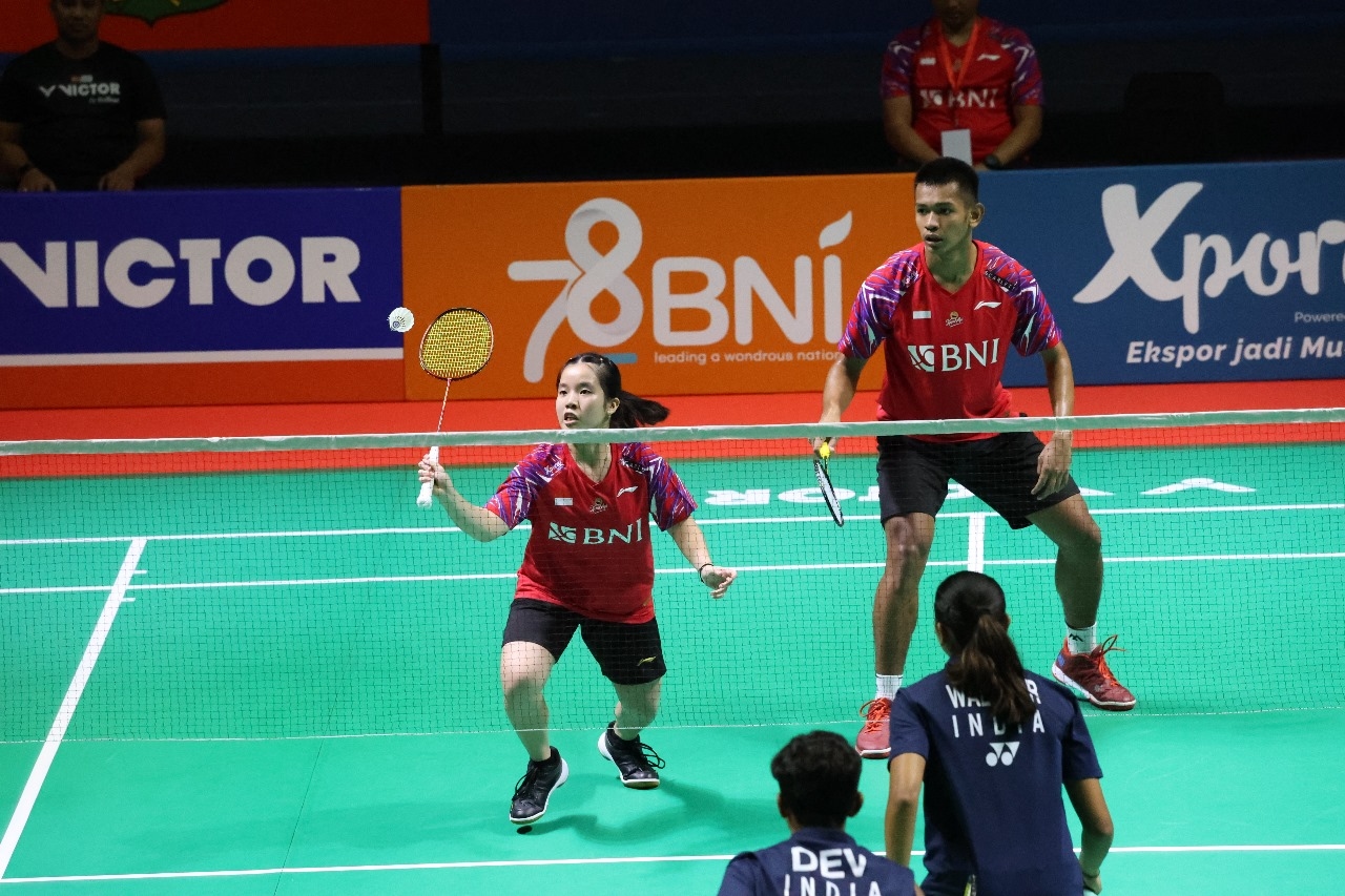 Kejuaraan Bulutangkis Junior Asia: Taufik/Clairine Buka Keunggulan Indonesia atas India