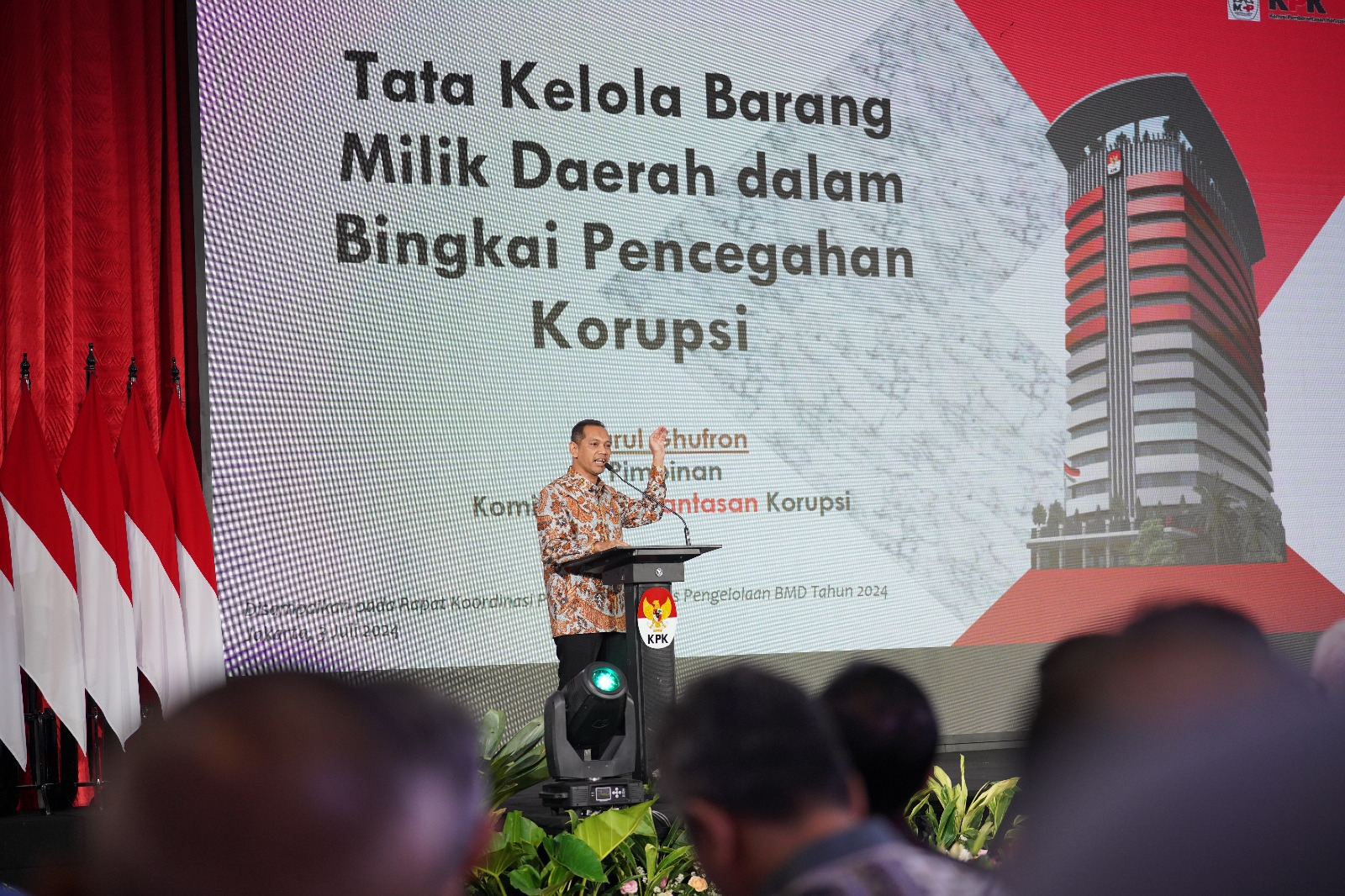KPK Gelar Rakornas Pengukuran Indeks Pengelolaan BMD Tahun 2024