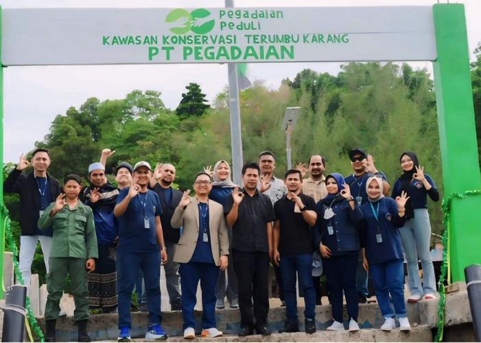 Lakukan Konservasi Terumbu Karang di Sabang, Pegadaian Menuju Net Zero Emission