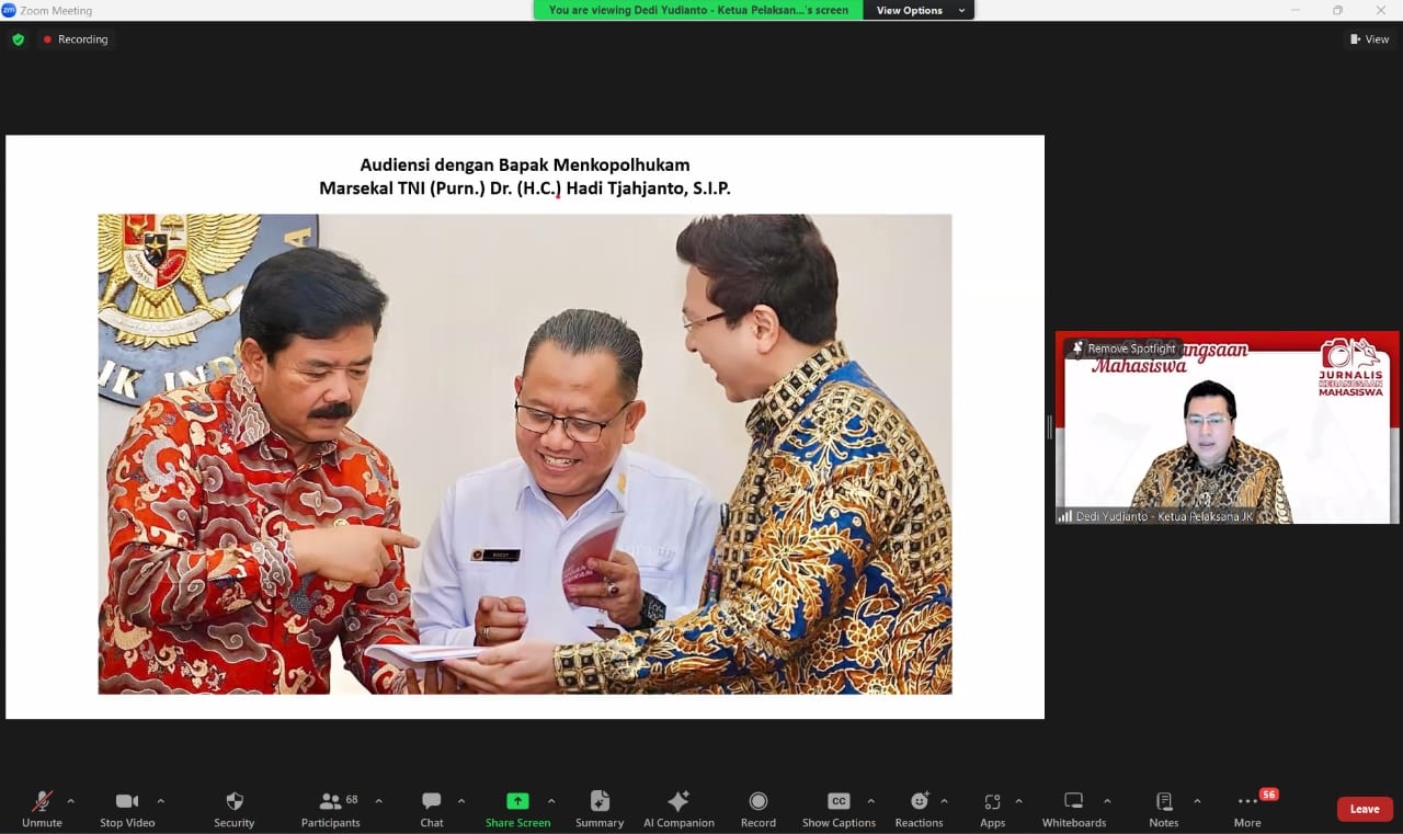 BNPT dan Kepala Kesbangpol Se-Indonesia Bahas Kompetisi Jurnalisme Kebangsaan Mahasiswa 2024