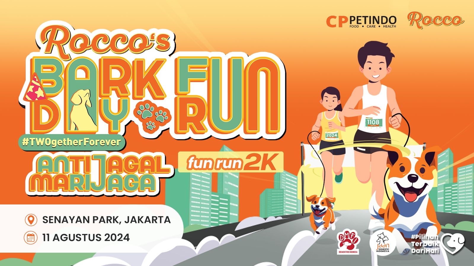 Rocco Dog Food Ajak Pecinta Anjing Dukung Kesejahteraan Hewan Lewat Rocco's Bark Day Fun Run