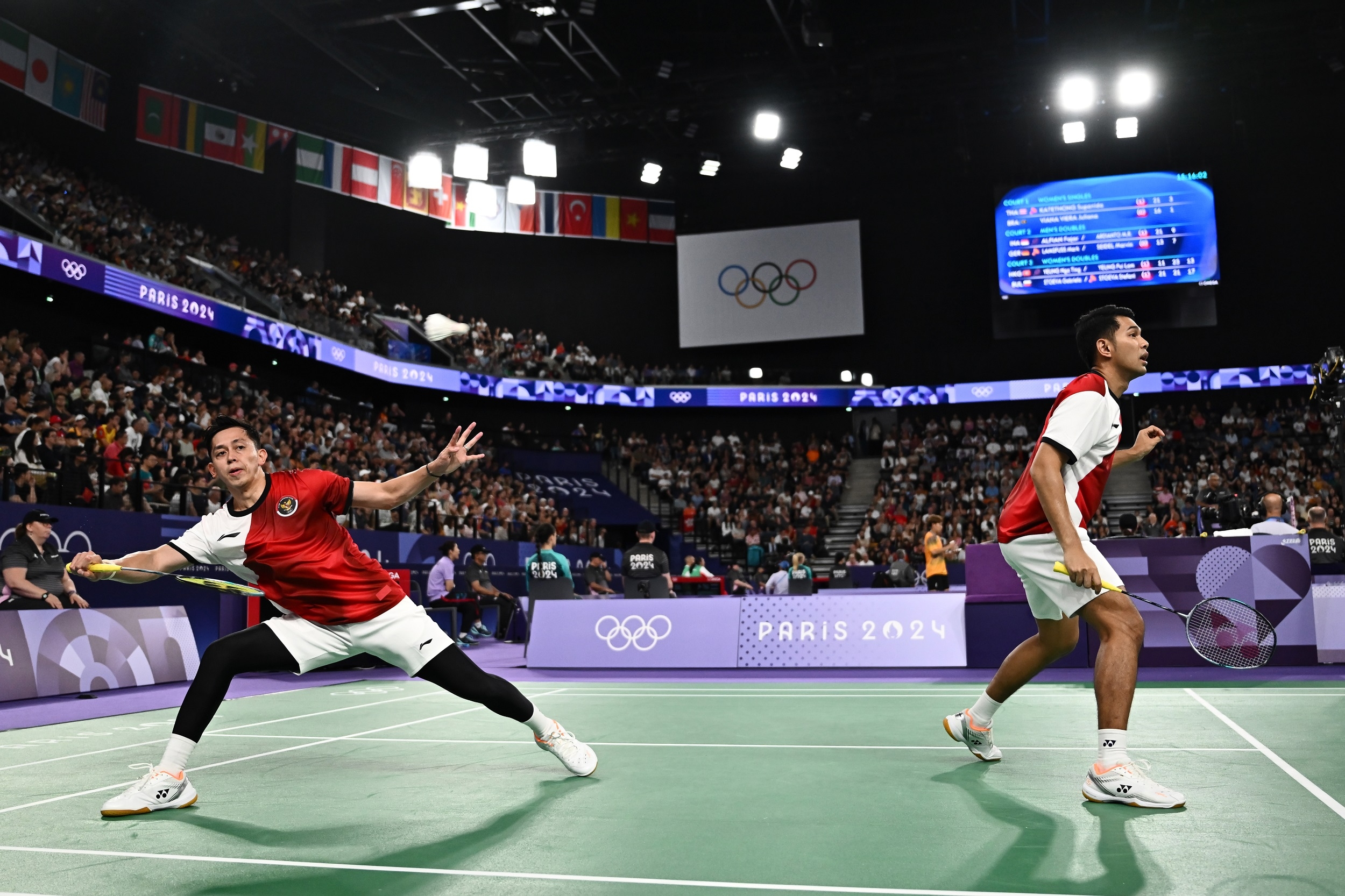 Olimpiade Paris: Fajar/Rian Pastikan Tiket Perempat Final, Tinggal Amankan Puncak Klasemen