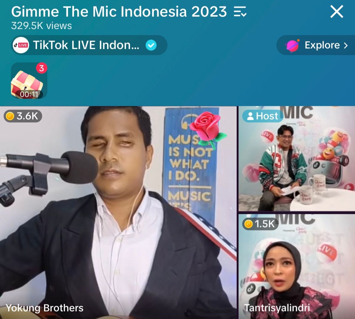 Ingin Masuk Top 100 Kompetisi 'Gimme The Mic' TikTok LIVE? Simak Tips dari Pemenang