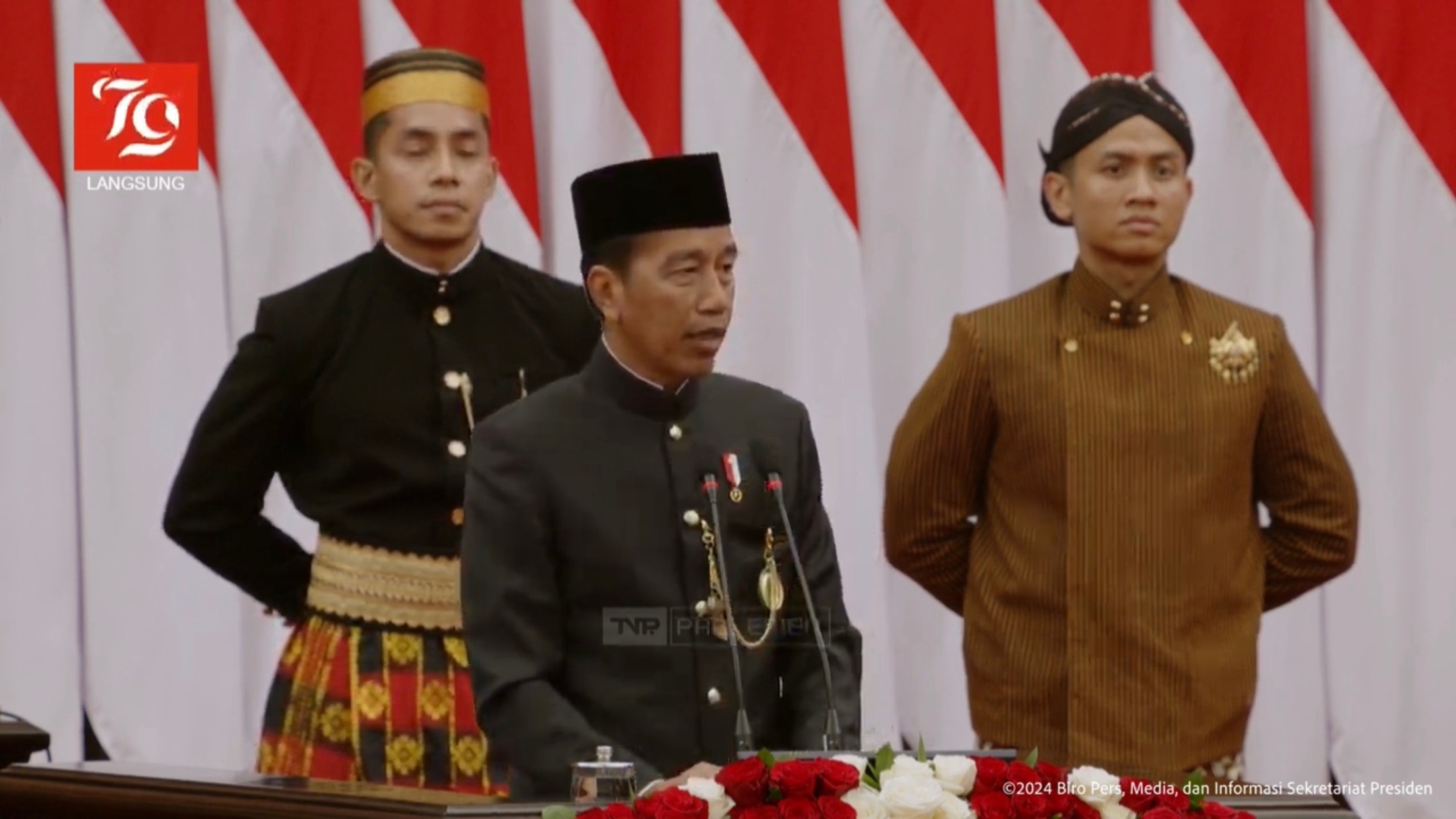 Di Sidang Tahunan, Jokowi Pamer Keberhasilan Pembangunan Indonesiasentris