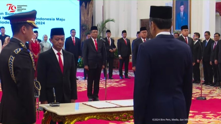 Pesan Jokowi ke Menteri ESDM Bahlil Lahadalia: Optimalkan Potensi Sumber Daya Alam