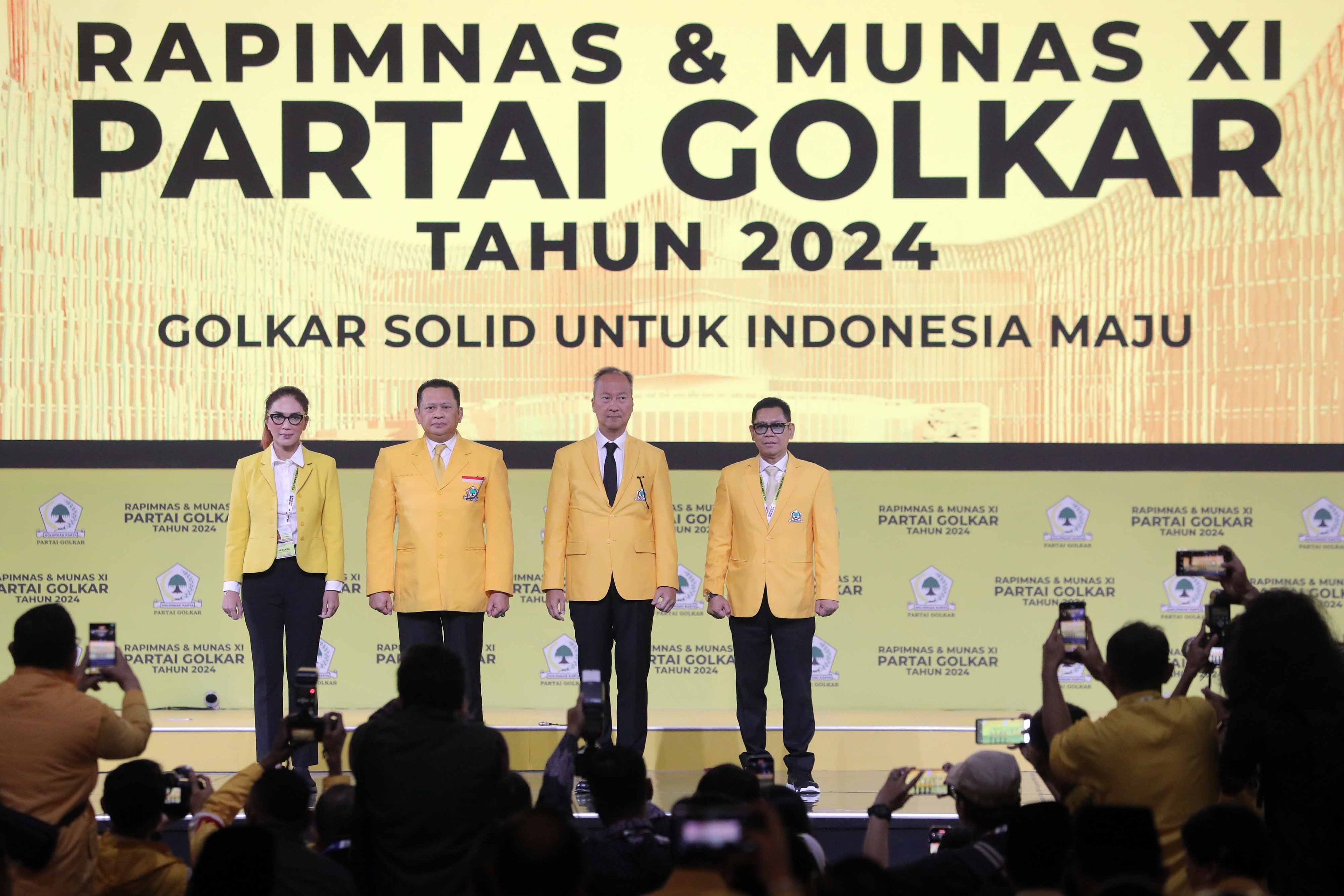 Buka Rapimnas Golkar, Agus Gumiwang Ucapkan Terima Kasih Atas Jasa Airlangga Hartarto