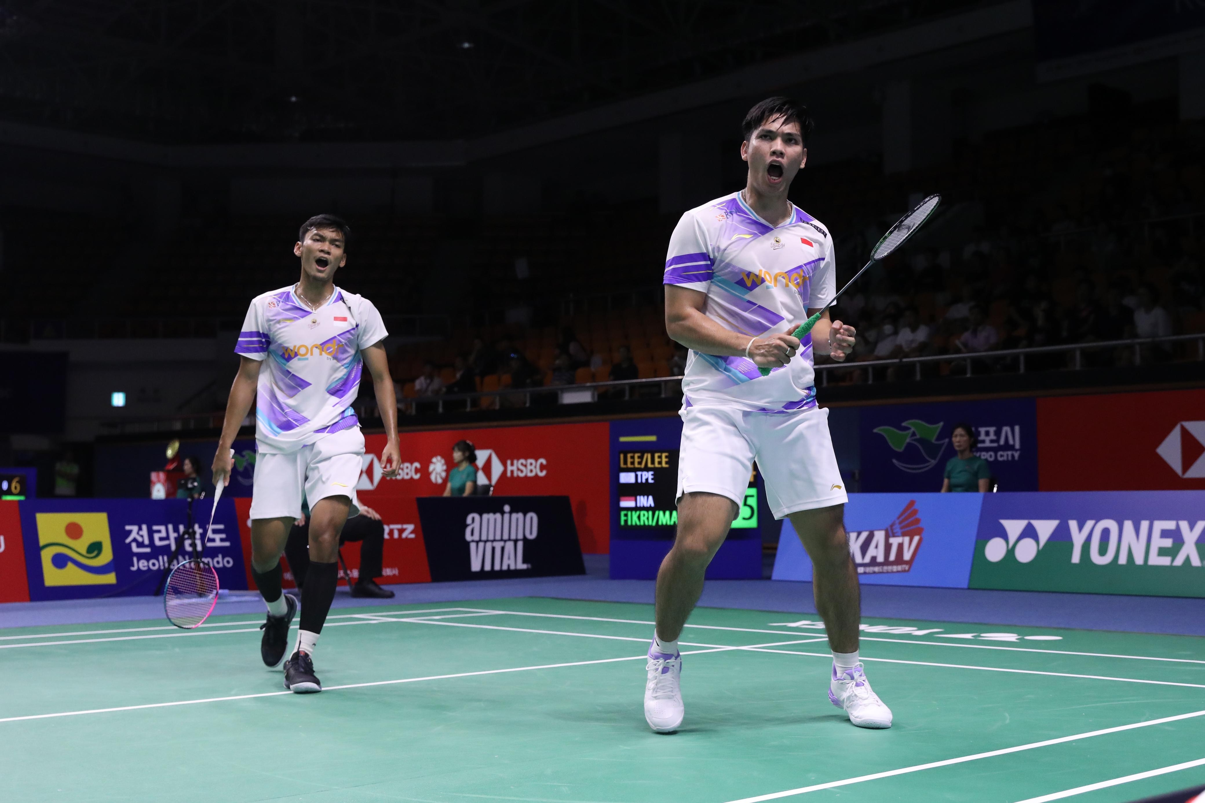 Korea Terbuka: Fikri/Daniel Lolos, Indonesia Pastikan Dua Wakil di Perempat Final