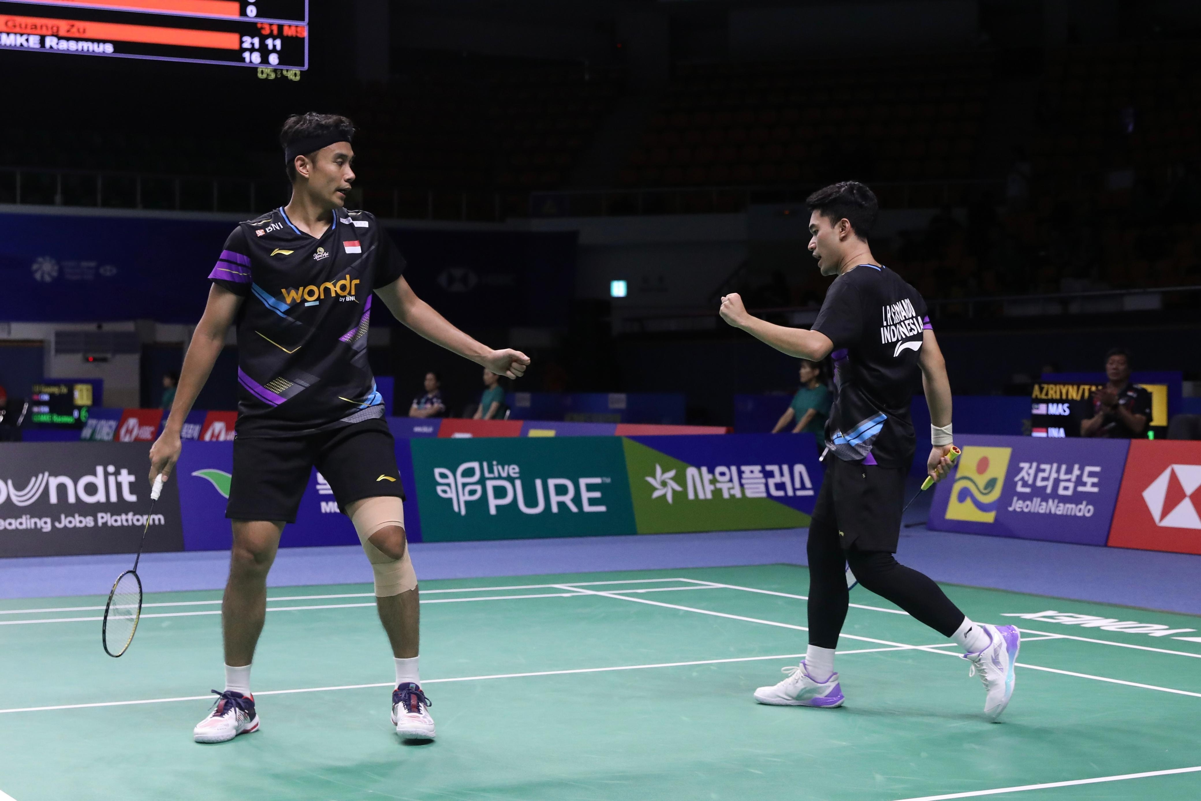 Korea Terbuka: Kalahkan Duet Malaysia, Leo/Bagas Wakil Indonesia Pertama di Perempat Final