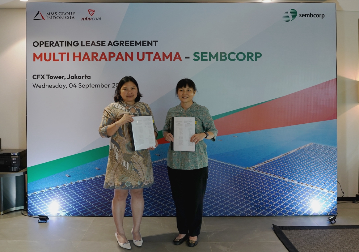 Komitmen Gunakan Energi Terbarukan, Anak Usaha MMSGI Bangun PLTS 1.032 kWp Bersama Sembcorp