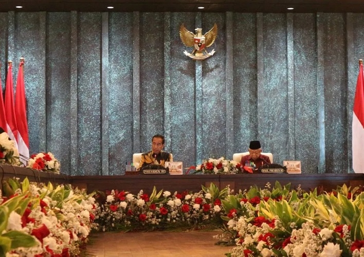 Presiden Jokowi Gelar Sidang Kabinet Paripurna Terakhir di IKN