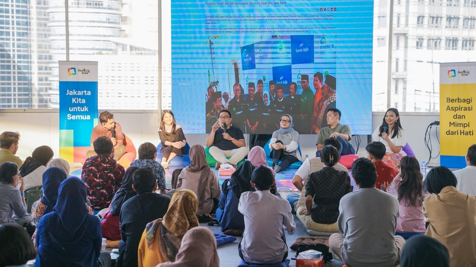 Kick Off Rembug Kota Resmi Diluncurkan, Ridwan Kamil Hadir Dengarkan Aspirasi Warga Jakarta