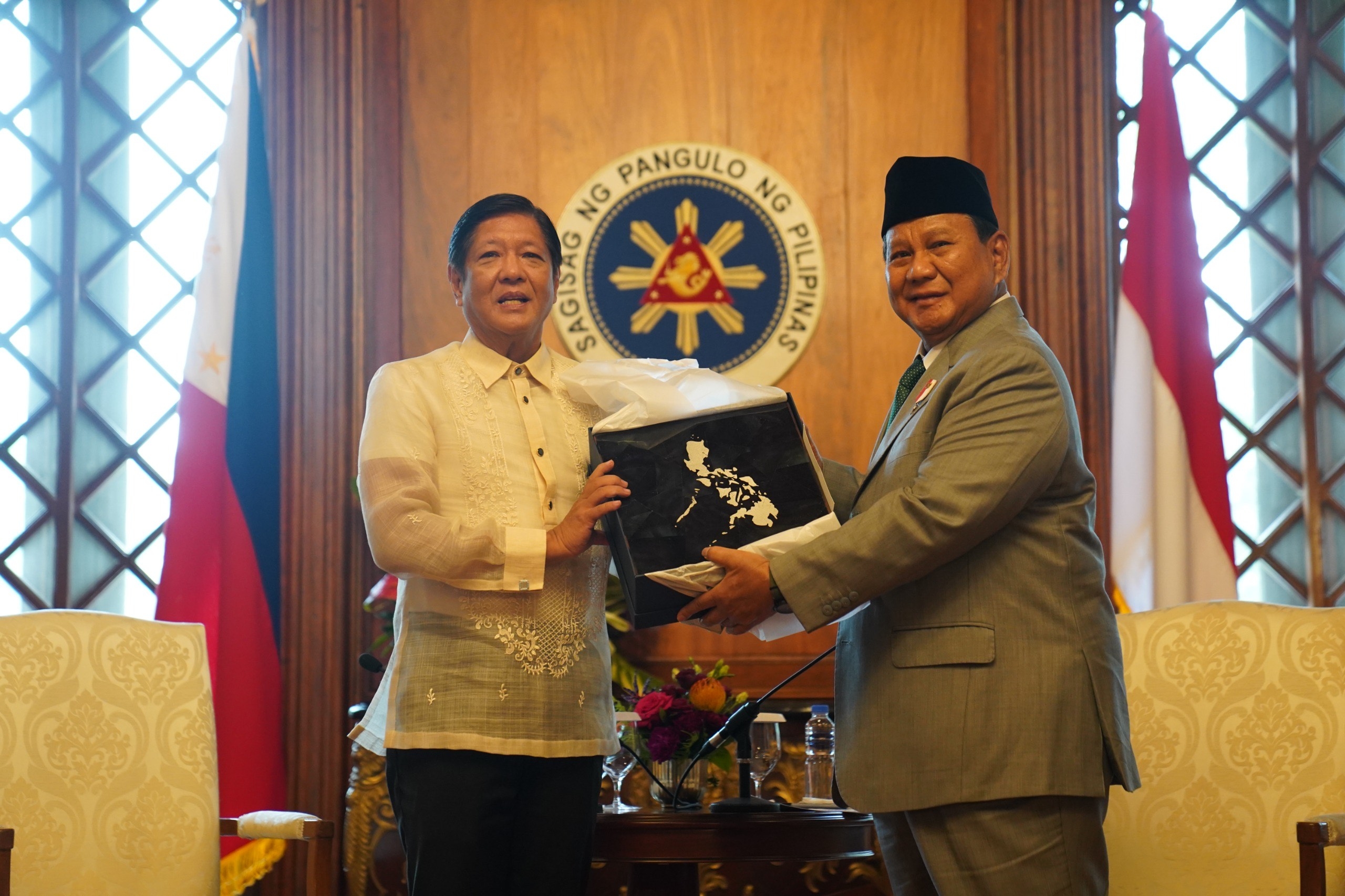 Prabowo Temui Presiden Filipina Marcos Jr, Didoakan Sukses Pimpin Indonesia