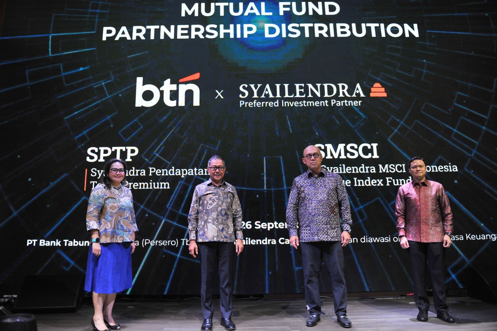Sinergi BTN dan Syailendra Capital, Hadirkan Dua Produk Reksa Dana Unggulan