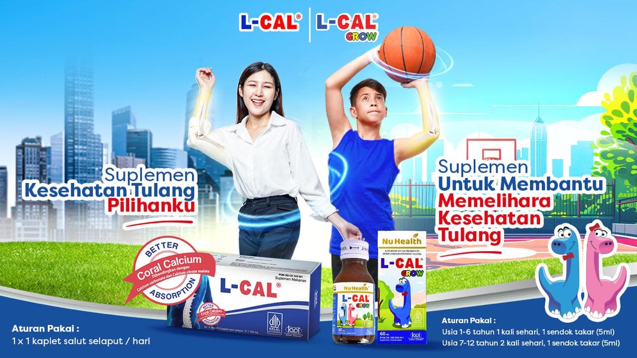 L-CAL dan L-CAL Grow Solusi Kesehatan Tulang Optimal untuk Keluarga Indonesia