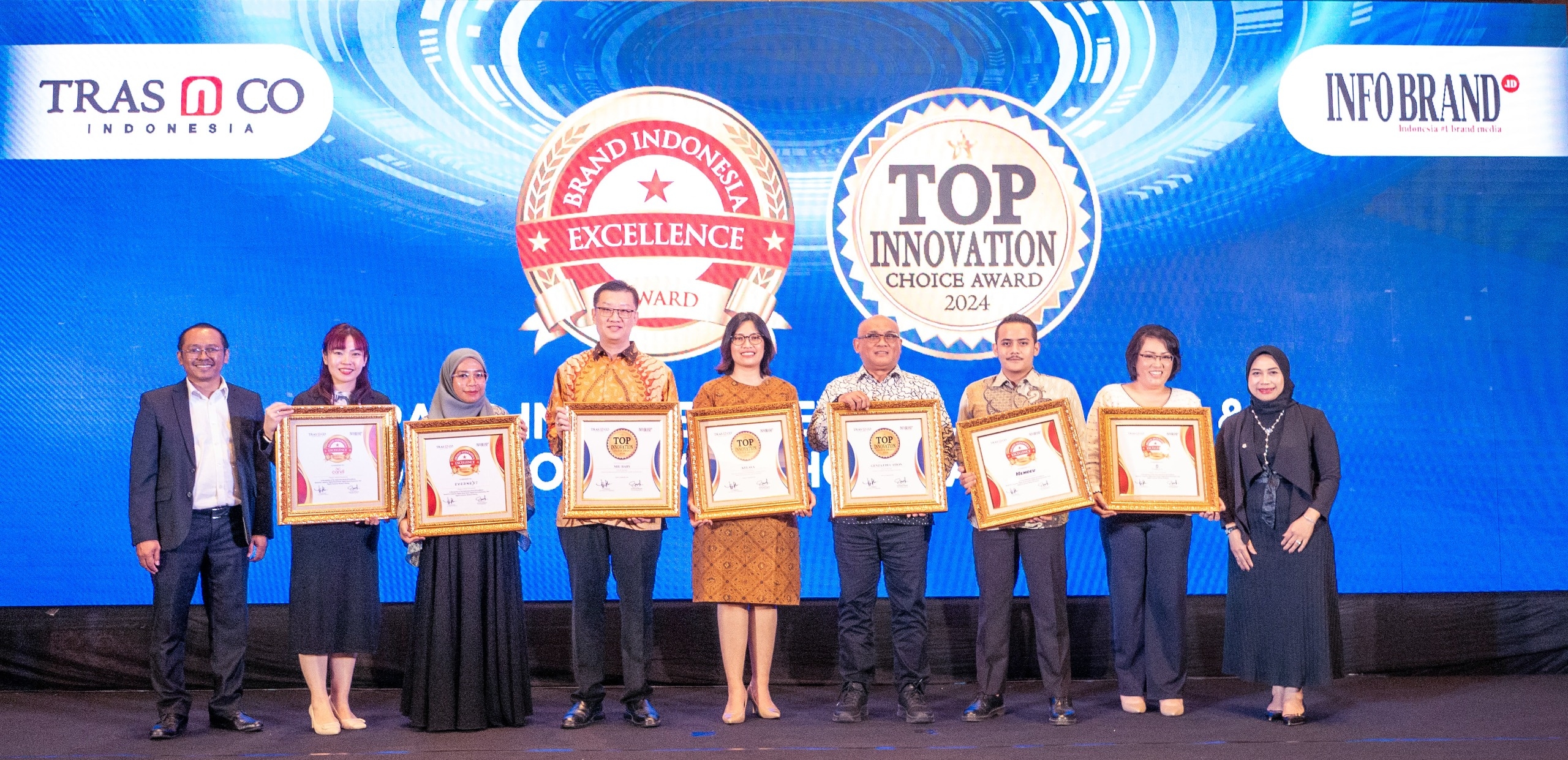 Deretan Peraih Brand Indonesia Excellence dan Top Innovation Choice Award 2024