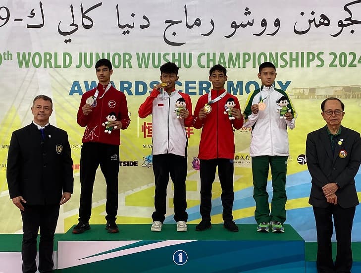Indonesia Peringkat Dua Kejuaraan Dunia Wushu Junior 2024 dengan Total 29 Medali