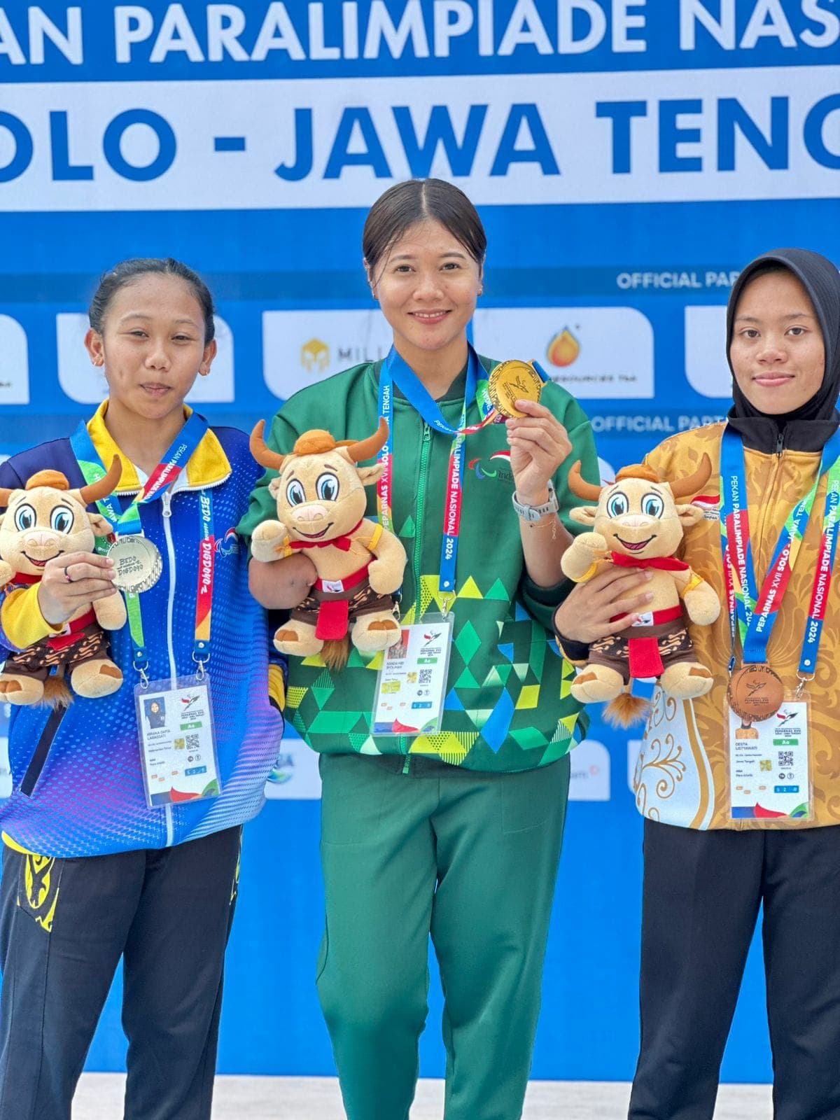 Peparnas 2024: Nanda Mei Sholihah Buka Keran Emas untuk Jawa Timur dari Para Atletik