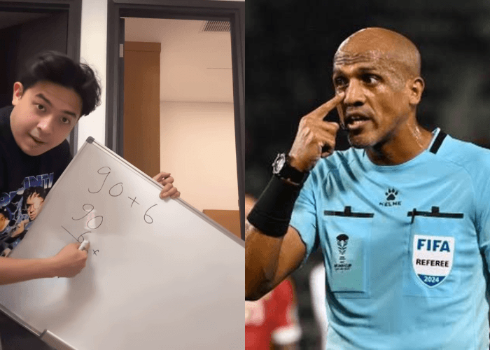 Dianggap Lakukan Kecurangan, Jerome Polin Langsung Ajarkan Wasit Ahmed Al Kaf Hitung 90+6 yang Benar!