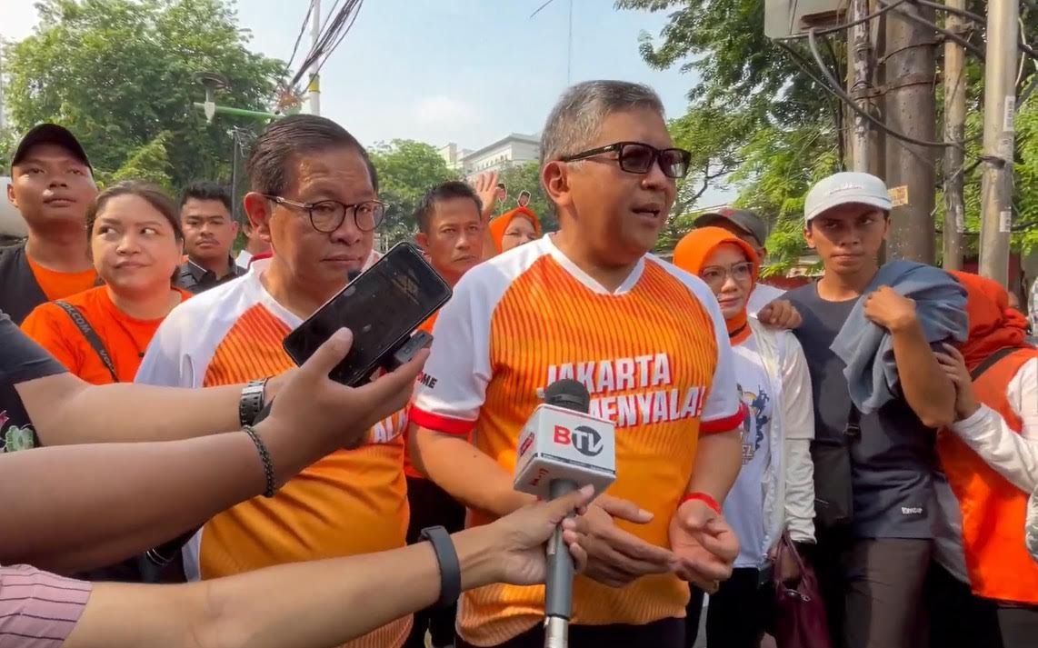 Pramono Anung-Rano Karno Tercatat Sebagai Paslon Teraktif Blusukan di Jakarta, PDIP Bangga!