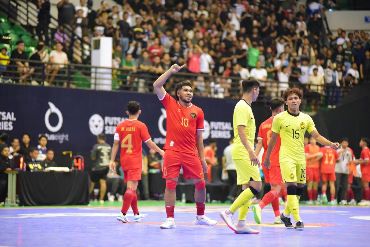 Timnas Futsal Indonesia Bungkam Malaysia 6-0 di Laga Persahabatan di Yogyakarta