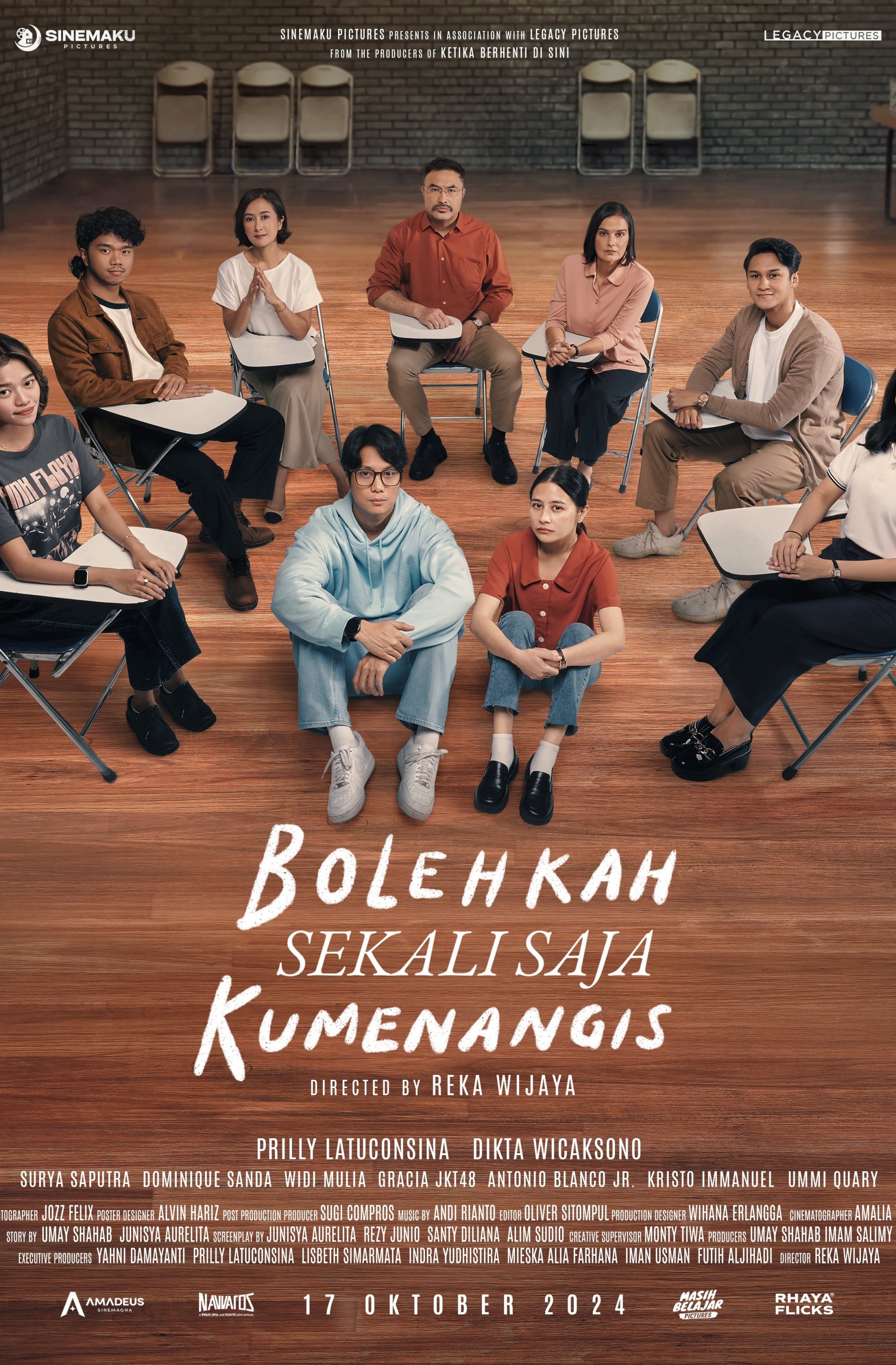 Daftar Pemain dan Sinopsis Film Bolehkah Sekali Saja Kumenangis, Prilly dan Dikta Jadi Pemeran Utama