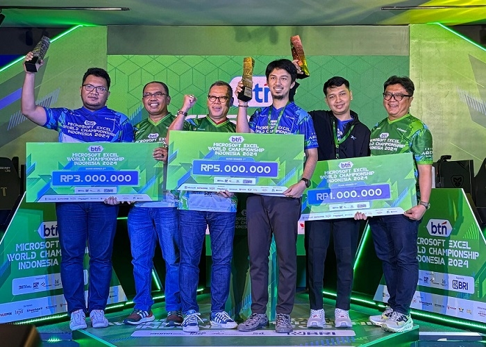 Perwakilan Pegadaian Ikuti E-Sport Edutainment Kelas Dunia, Microsoft Excel World Championship Indonesia 2024