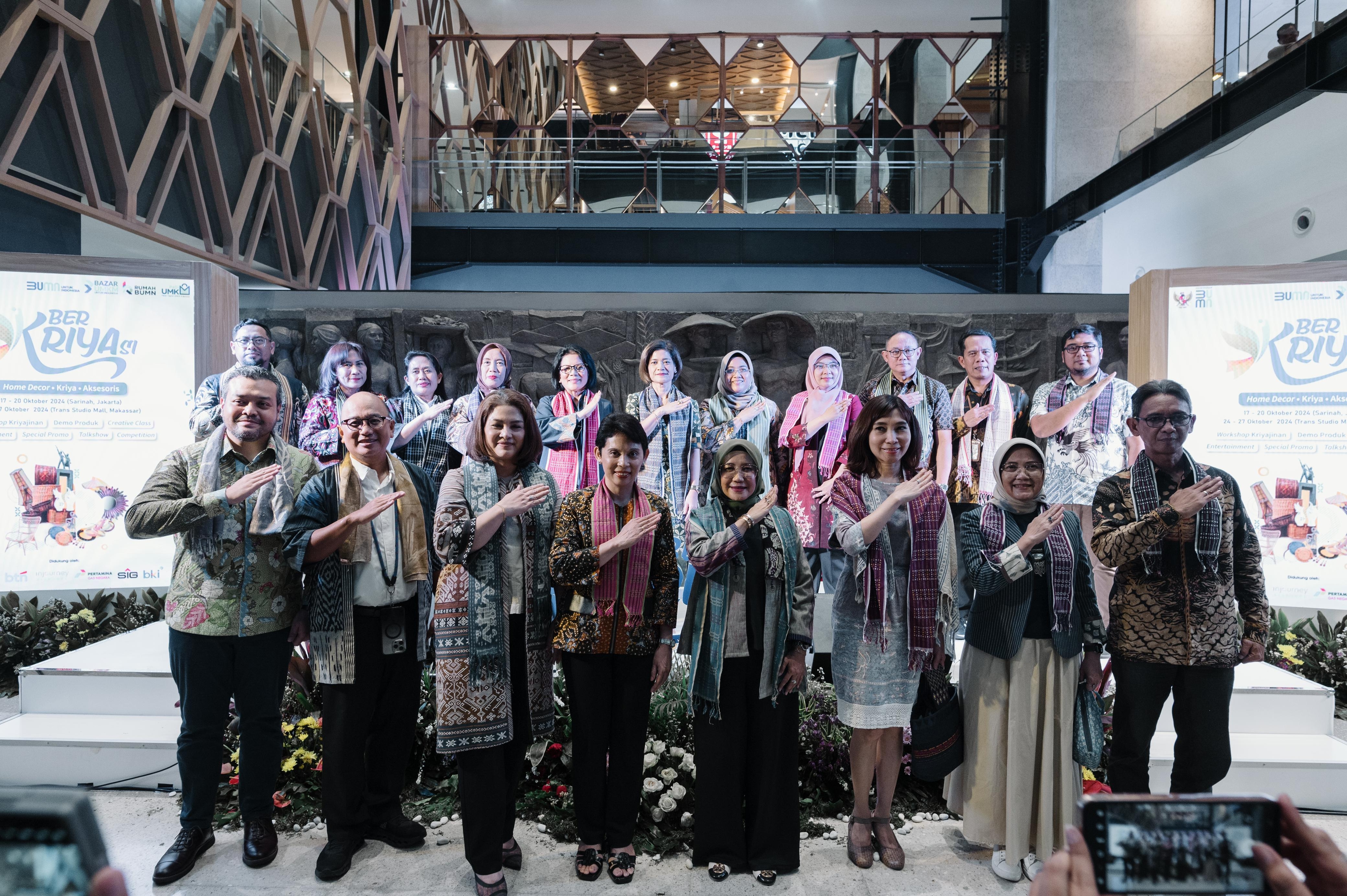 Dorong Pertumbuhan UMKM, Kementerian BUMN Gelar 'BerKRIYAsi' di Jakarta dan Makassar
