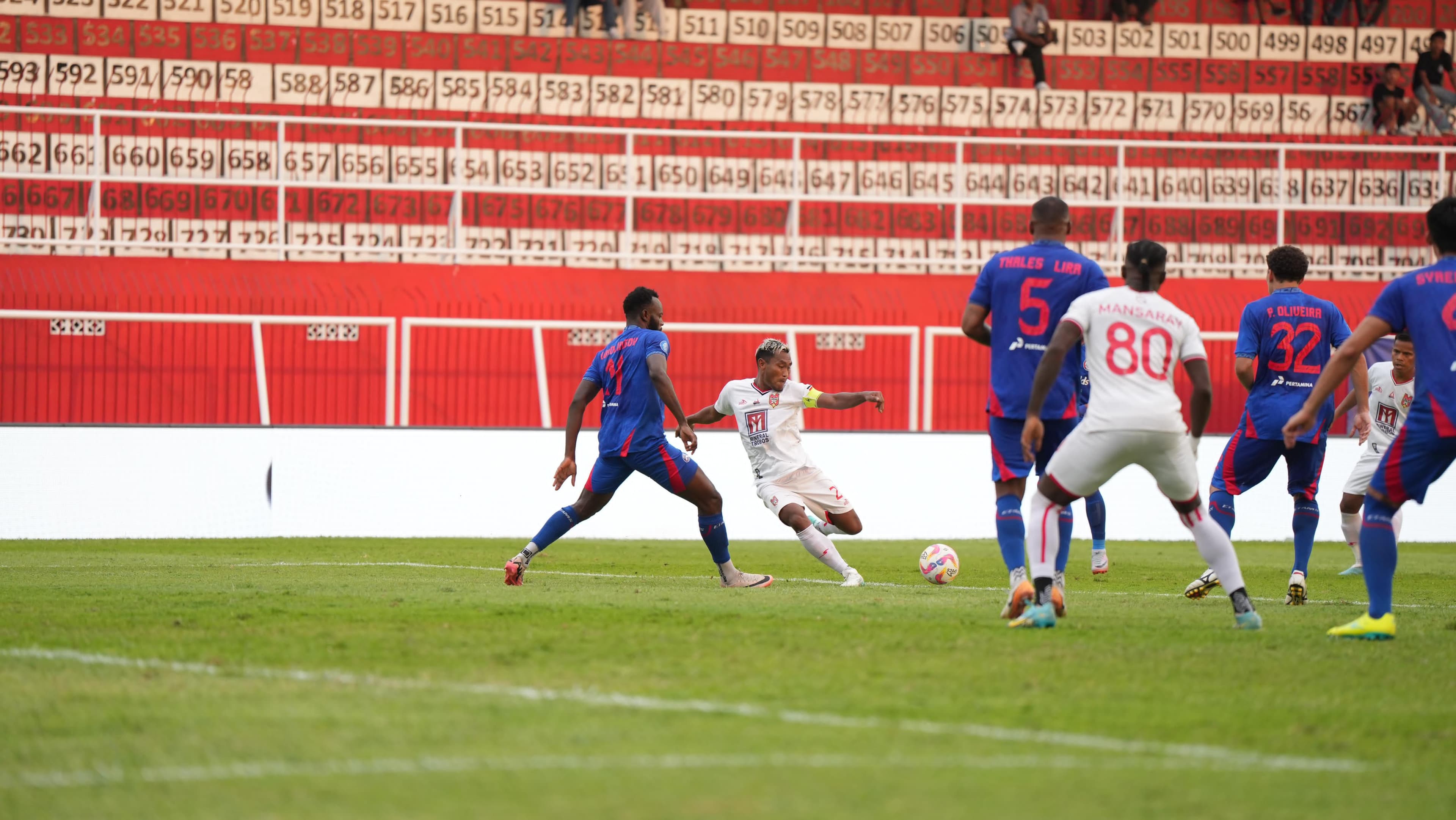 Hilang Konsetrasi Malut United Gagal Curi Poin dari Markas Arema