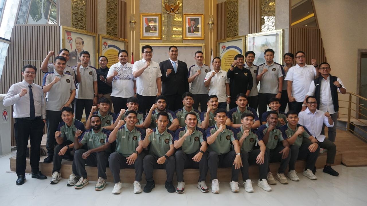 Menpora Lepas 16 Pemain Timnas Futsal Indonesia untuk Turnamen ASEAN di Thailand