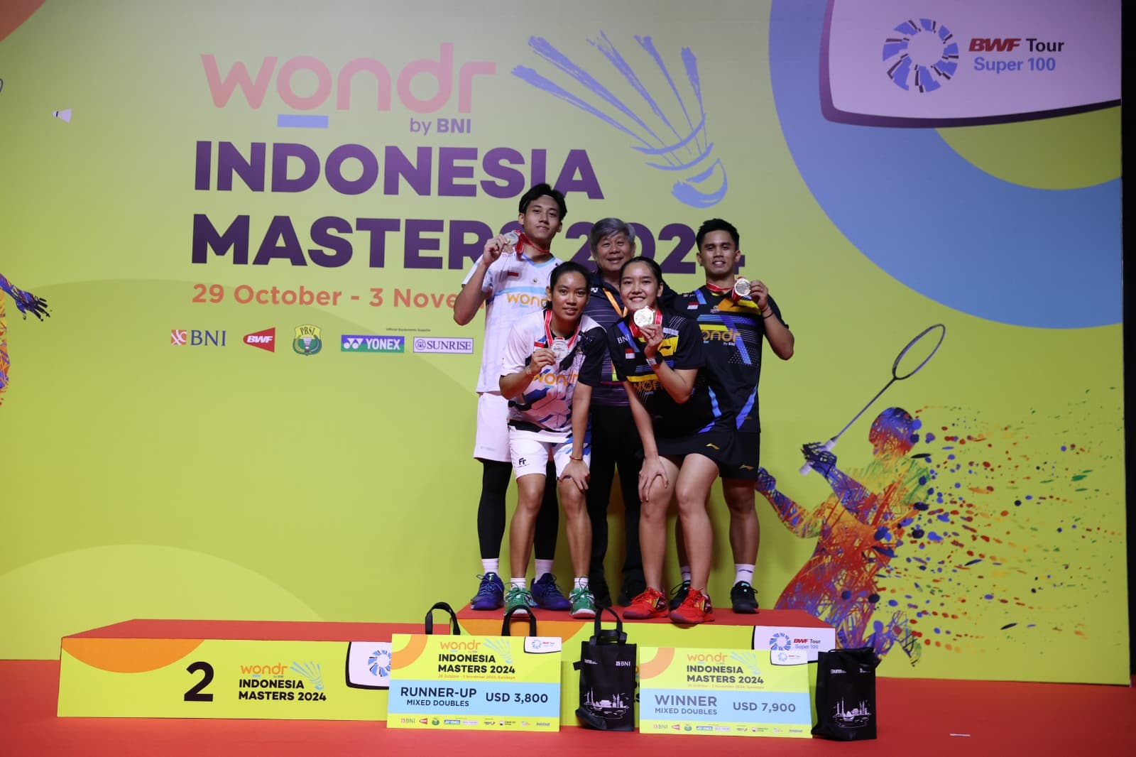 Indonesia Masters II: Ganda Campuran Konsisten Juara, Herry IP Sebut Pemainnya Mulai dari Bawah Lagi
