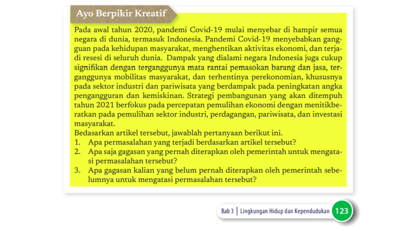 Kunci Jawaban Geografi Kelas 11 Halaman 123 Kurikulum Merdeka