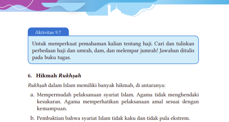 Kunci Jawaban PAI Kelas 7 Halaman 212 Kurikulum Merdeka: Haji dan Umrah