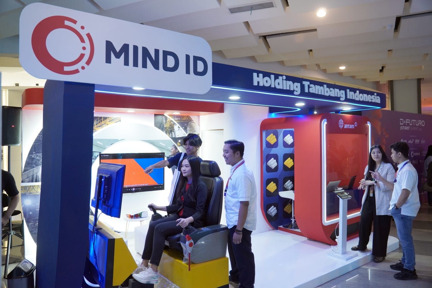 Tunjukkan Masa Depan Industri Pertambangan, Grup MIND ID Hadir di D Futuro