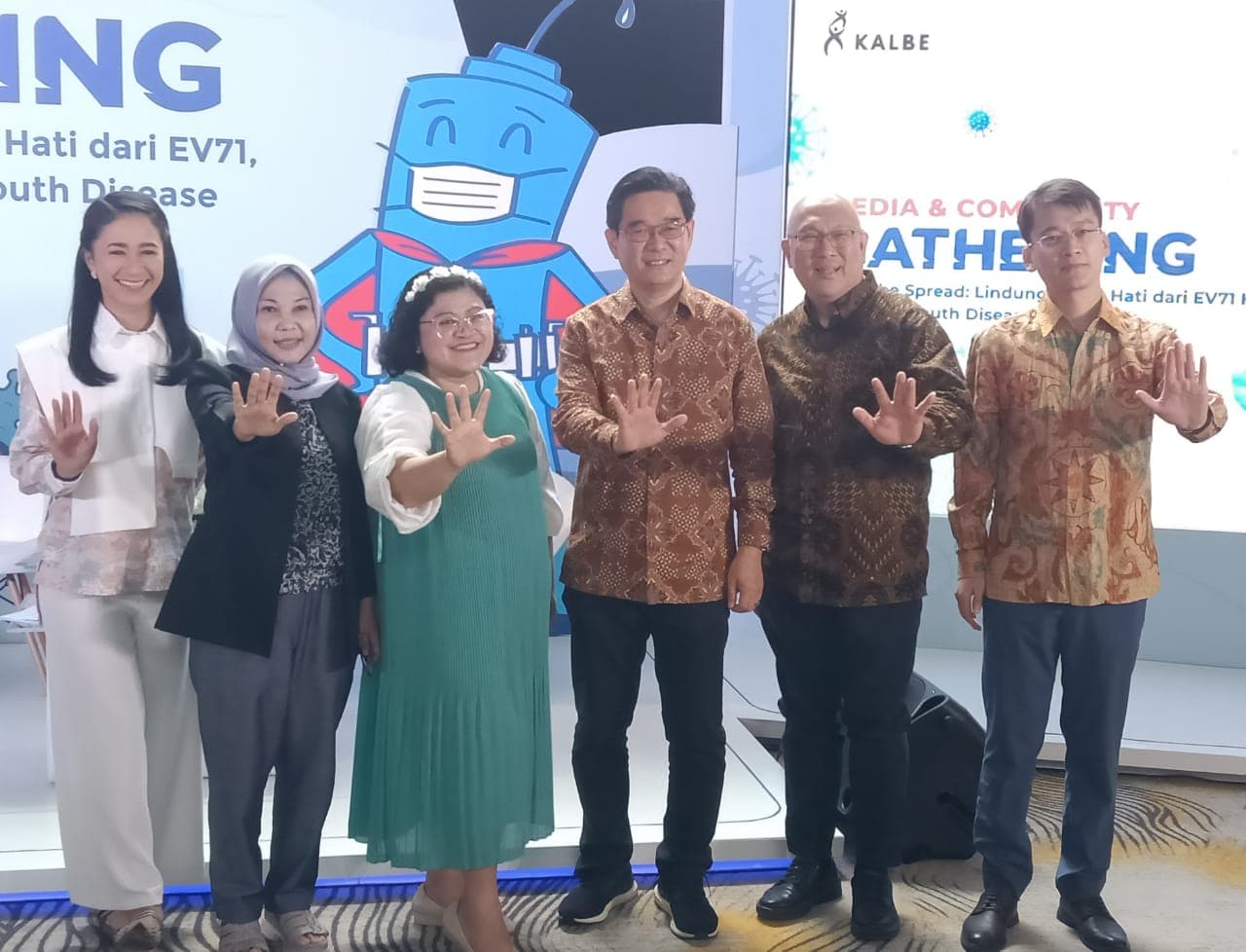 Tangkal Virus HFMD yang Banyak Menyasar Anak, Kalventis Luncurkan Vaksin EV71