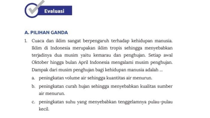 Kunci Jawaban IPS Kelas 8 Halaman 138 Kurikulum Merdeka