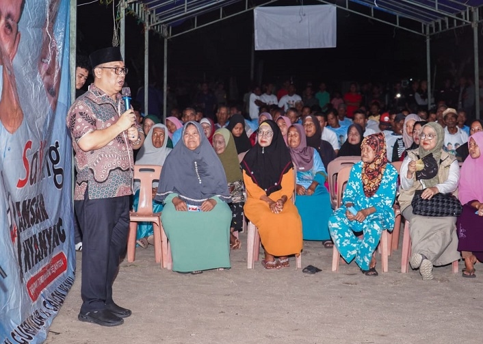 Safari Politik di Karimun, Cawagub Kepri Nyanyang Haris Sodorkan Program Unggulan