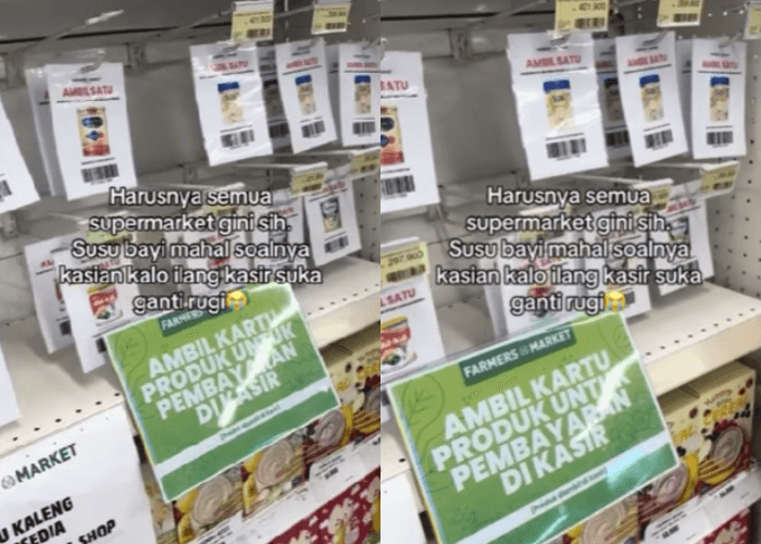 Begini Cara Cerdik Supermarket Lindungi Susu Anak dari Pencurian