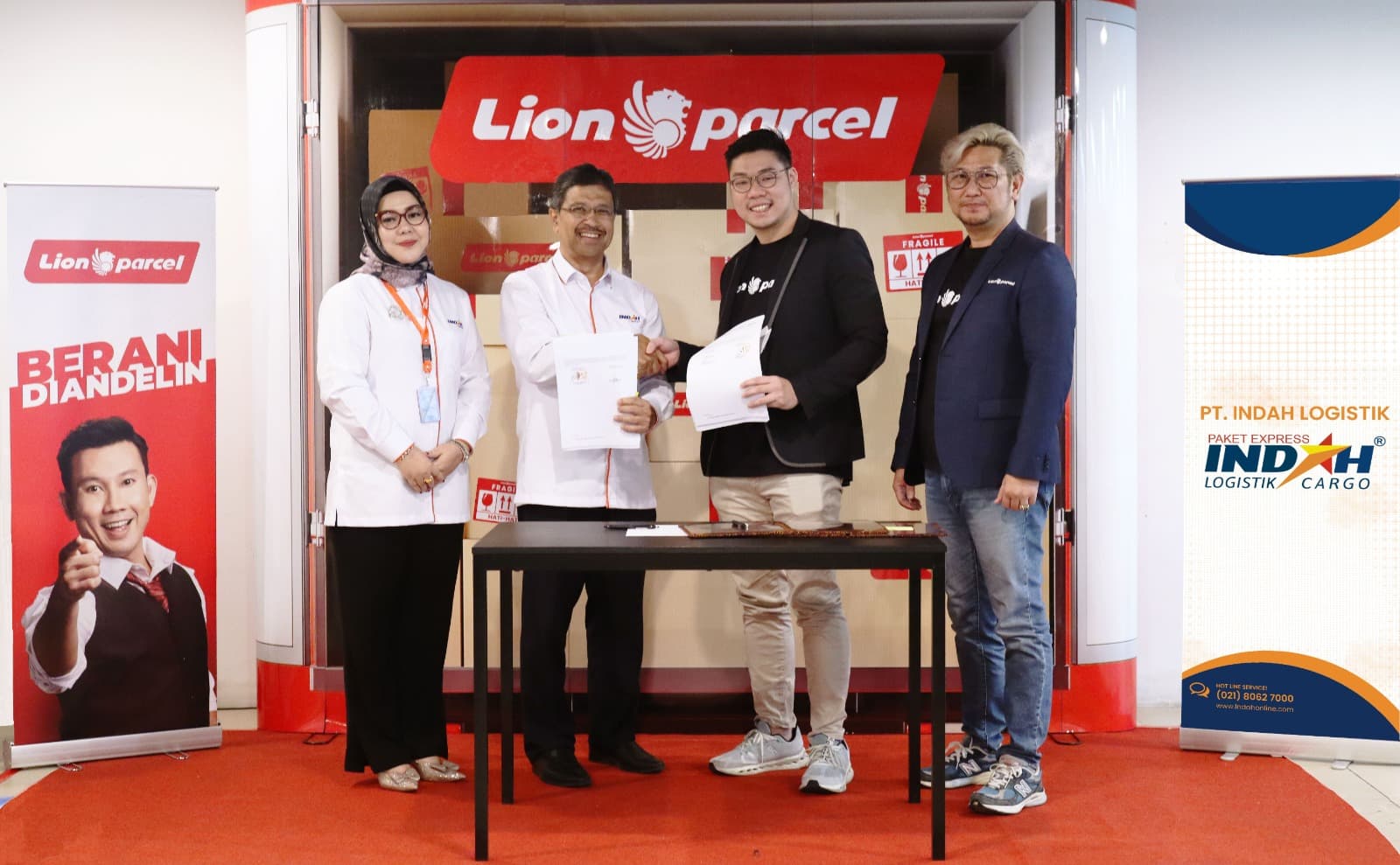 Lion Parcel Gandeng Indah Logistik Perkuat Infrastruktur Pengiriman