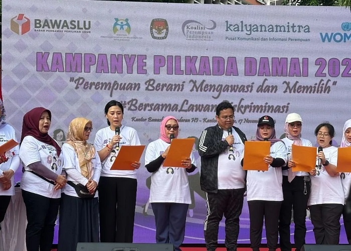 Bawaslu Bersama KPU dan Kementerian PPPA Komitmen Jaga Ruang Aman Perempuan di Pilkada