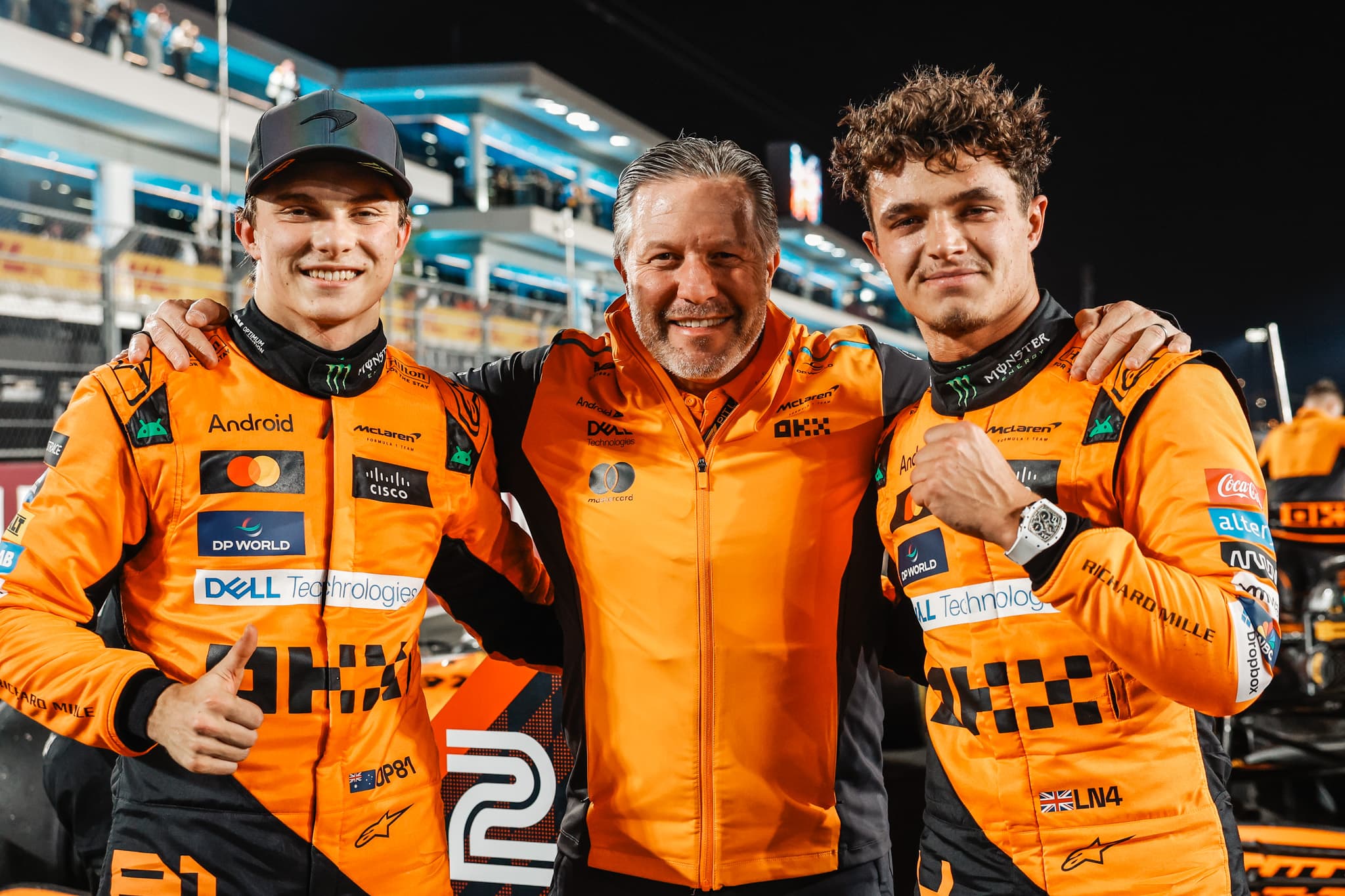F1 GP Qatar: Balas Budi, Lando Norris Berikan Podium Sprint untuk Oscar Piastri