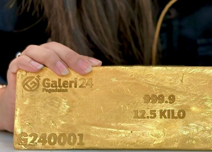 Pegadaian Galeri 24 Luncurkan Emas Batangan Denominasi 12,5 Kg