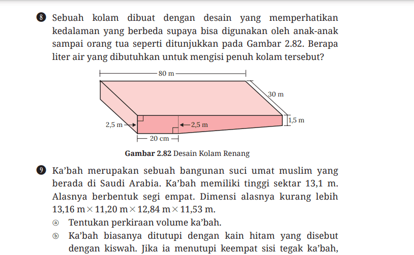 Kunci Jawaban dan Penjelasan Uji Kompetensi Matematika Kelas 9 Bab 2 Halaman 128