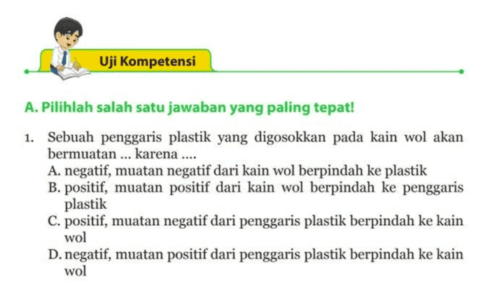 Kunci Jawaban IPA Kelas 9 SMP Halaman 192-194: Uji Kompetensi