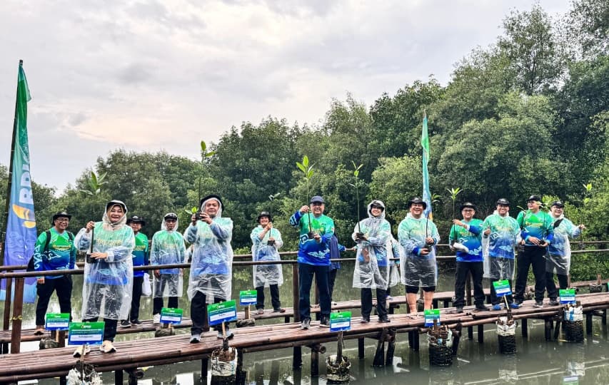 Ikut Lestarikan Lingkungan, BPKH Tanam Seribu Mangrove di Pesisir Jakarta