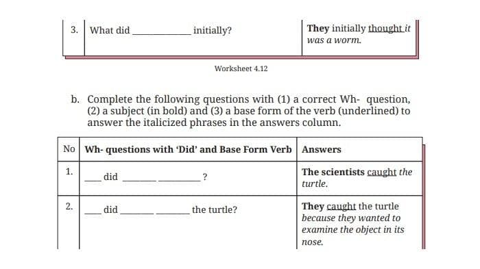Kunci Jawaban Bahasa Inggris Kelas 8 Halaman 213 Kurikulum Merdeka, Worksheet 4.12 4.13