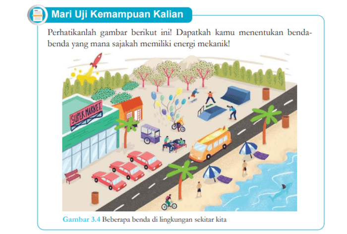 Kunci Jawaban IPA Kelas 8 Halaman 92: Memahami Energi Mekanik