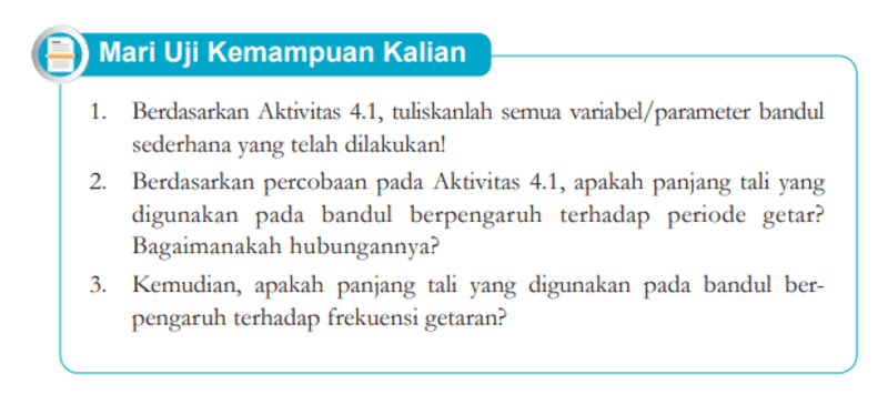 Kunci Jawaban IPA Kelas 8 Halaman 107: Memahami Konsep Getaran Bandul Sederhana