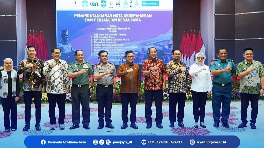 PAM Jaya Gandeng Lemhannas, Dukung Visi Presiden Prabowo Dorong Swasembada Air