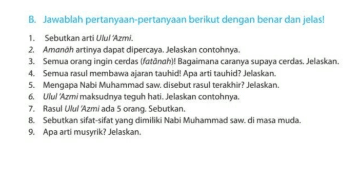 Kunci Jawaban PAI Kelas 5 Halaman 66 Kurikulum Merdeka: Ayo Berlatih